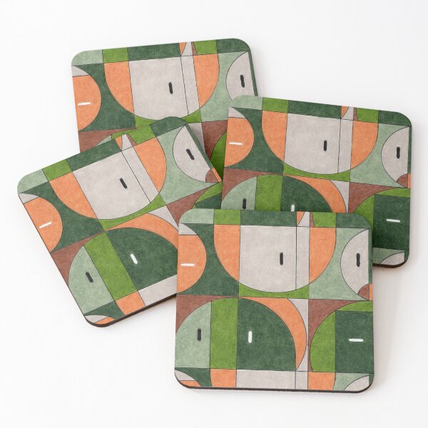 Item preview, Earthy Geometric Abstract Pattern designed and sold by TheJoeyStudio.