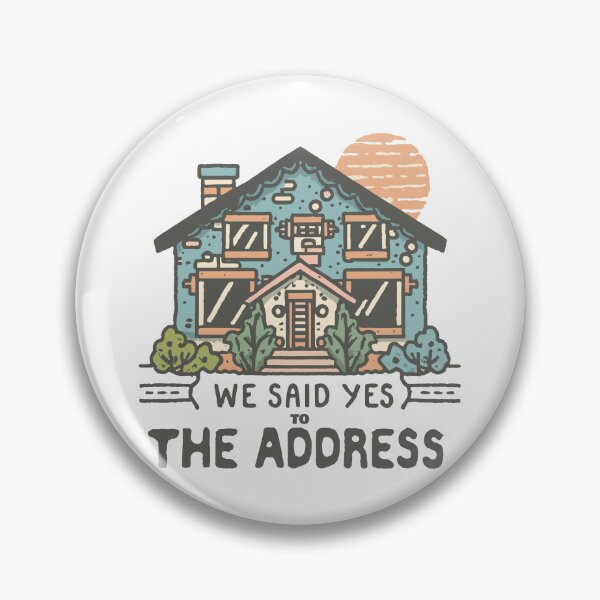 Item preview, we said yes to the address - with a house pic designed and sold by EmeraldeaArt.