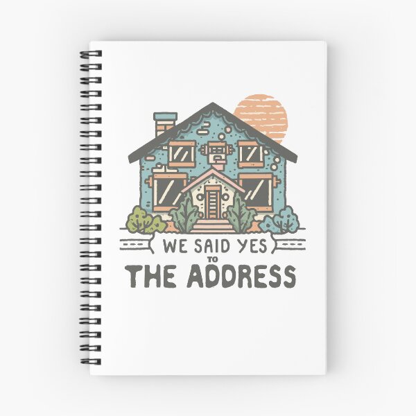 Item preview, we said yes to the address - with a house pic designed and sold by EmeraldeaArt.