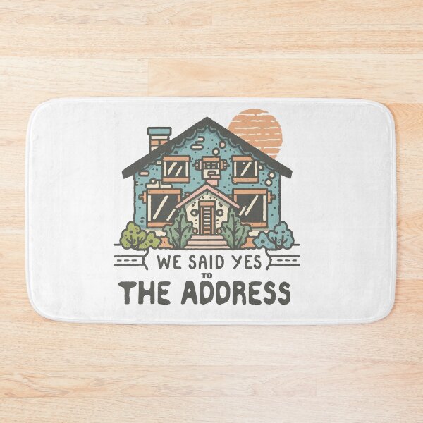 Item preview, we said yes to the address - with a house pic designed and sold by EmeraldeaArt.