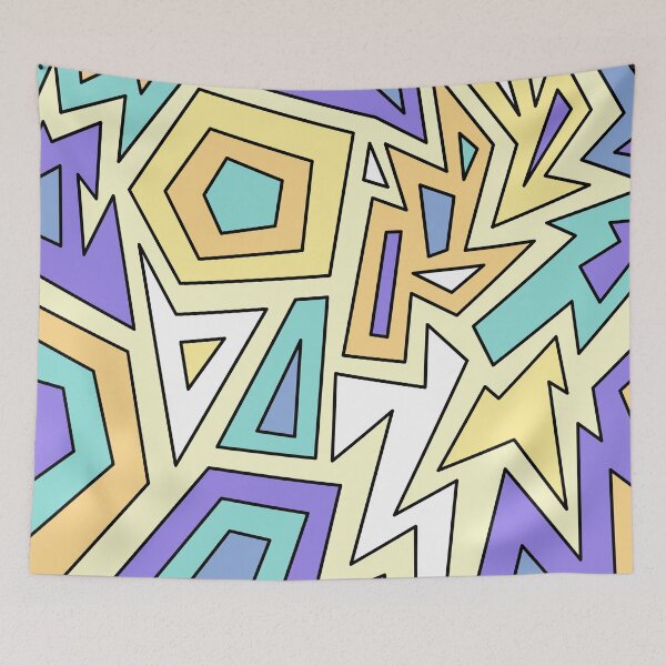Item preview, Genderfaun Pride Modern Geometric Abstract designed and sold by JoyfulJen.