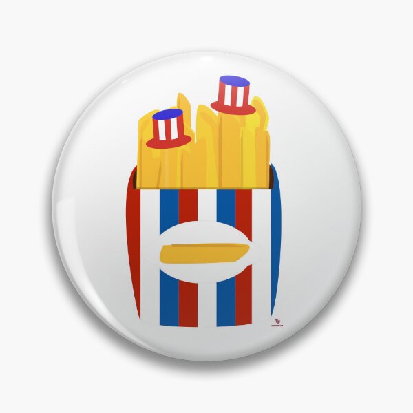 Item preview, Freedom Fries Fun American Side Dish Cartoon designed and sold by mytshirtfort.