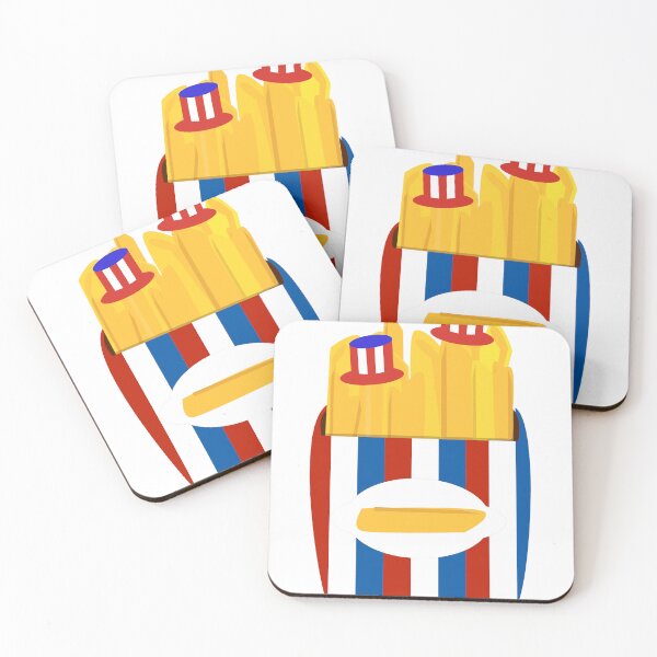 Item preview, Freedom Fries Fun American Side Dish Cartoon designed and sold by mytshirtfort.