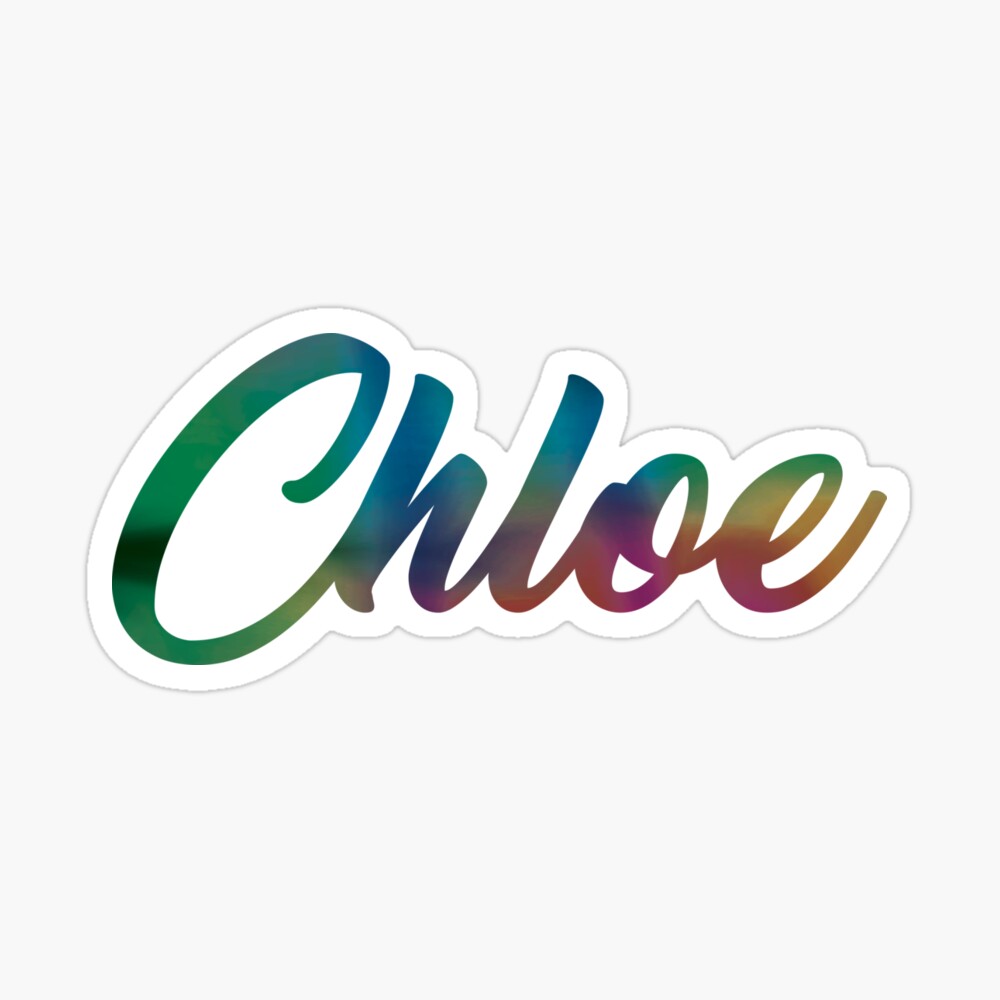 Chloe  Sticker for Sale by divishop .