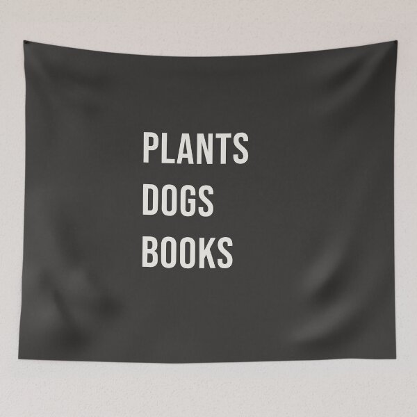 Item preview, plantas perros libros tipografía sencilla designed and sold by Matoforma.