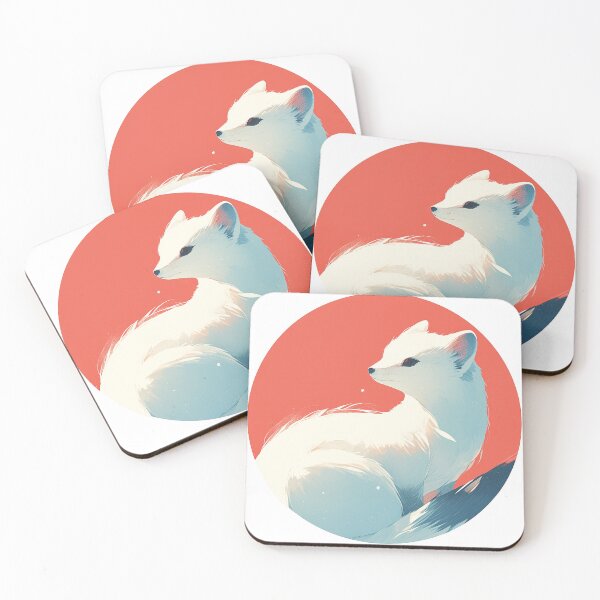 Item preview, White Mongoose on Red designed and sold by Christian Weiss.