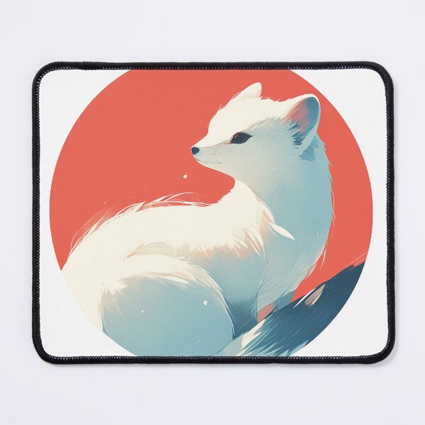 Item preview, White Mongoose on Red designed and sold by Christian Weiss.