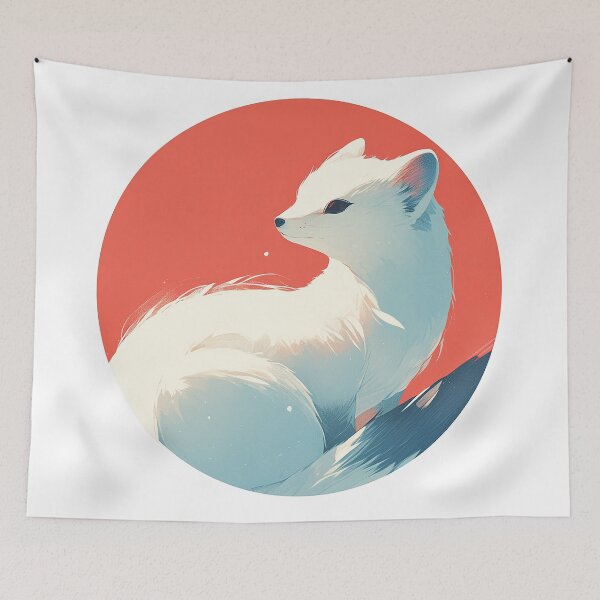 Item preview, White Mongoose on Red designed and sold by Christian Weiss.