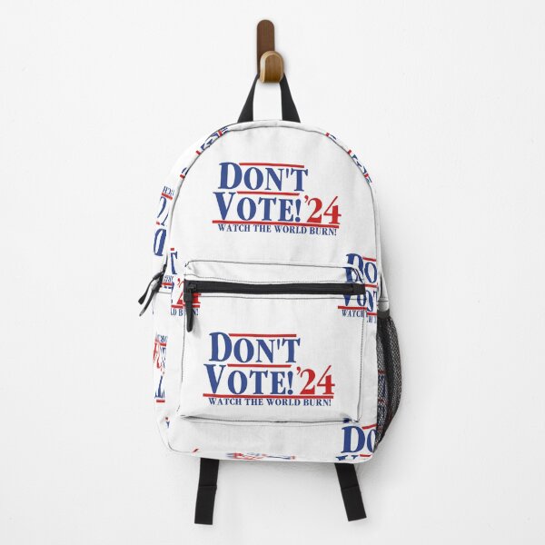 Item preview, Don't vote political election voting meme USA 2024 designed and sold by Captain-Jackson.