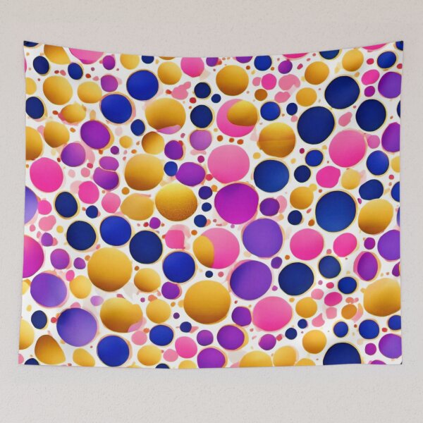 Item preview, Colorful Bubble Pattern Art designed and sold by Health And Fitness Posts e-Store.