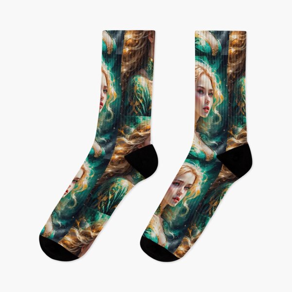 Item preview, Celestial Goddess in Green 2 designed and sold by ByteyCreatives.