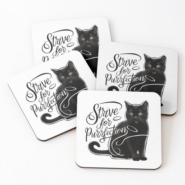Item preview, Purrfection: Strive for Purrfection designed and sold by deluxedigital1.
