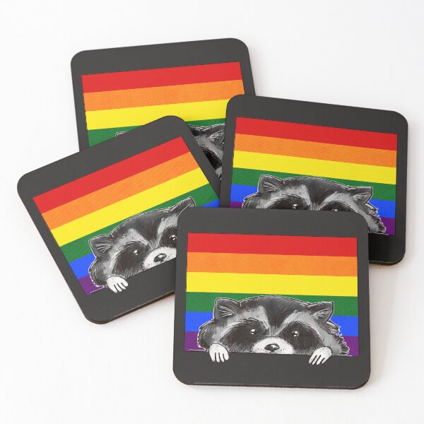 Item preview, Gonzo, The Pride Raccoon | Pride Flag designed and sold by ghostieking.