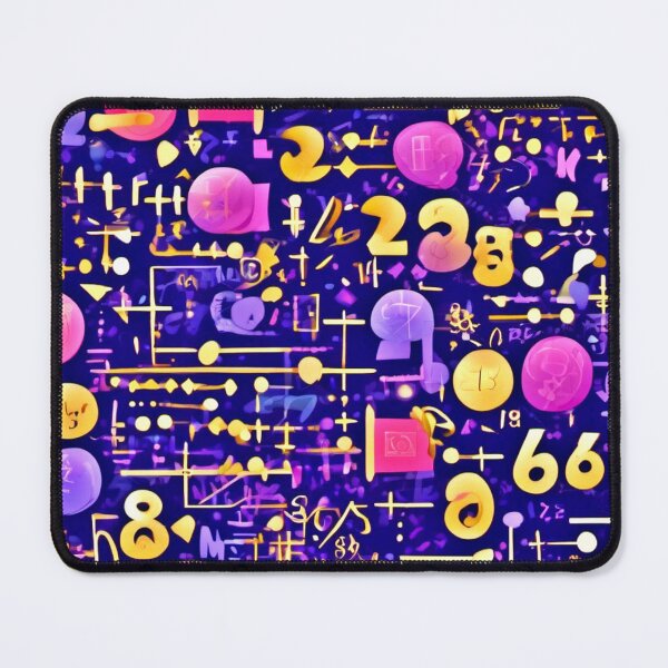 Item preview, Cartoonish Math Equations Art designed and sold by Health And Fitness Posts e-Store.