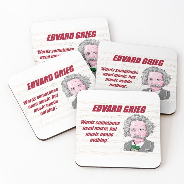 Item preview, Grieg Music Quote designed and sold by TheatreOfMusic.