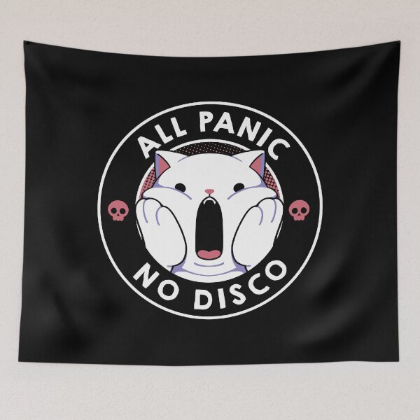 Item preview, All Panic No Disco Funny Cat by Tobe Fonseca designed and sold by Tobe Fonseca®.