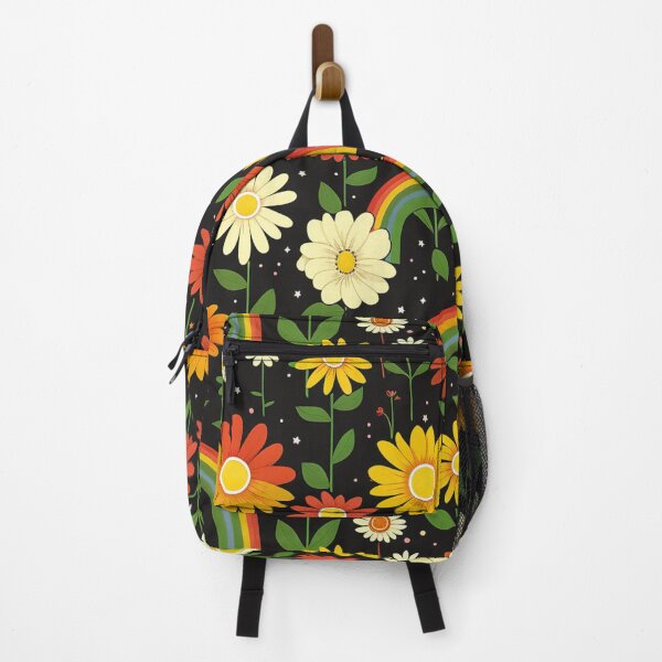 Item preview, Retro Rainbow Floral Pattern designed and sold by NDaZone.