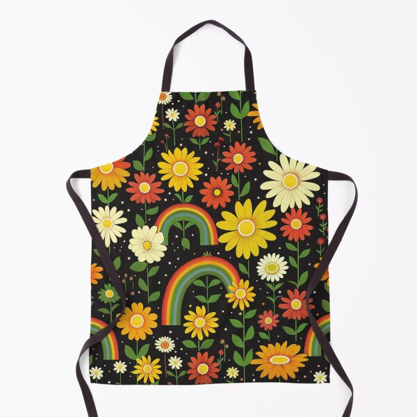 Item preview, Retro Rainbow Floral Pattern designed and sold by NDaZone.