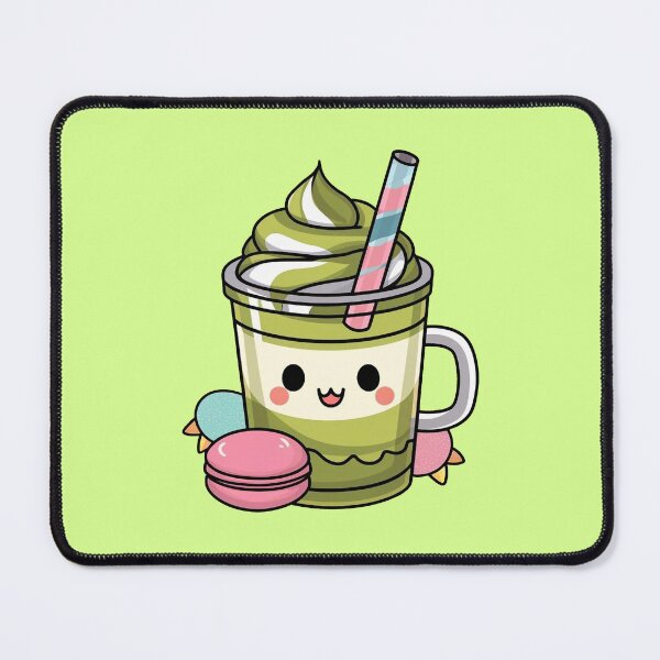 Item preview, Cute Matcha Latte And Sweets Kawaii designed and sold by canvadreamer444.