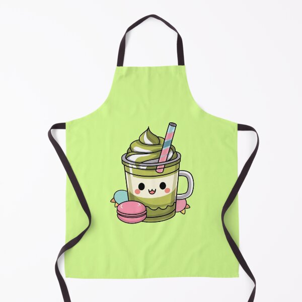 Item preview, Cute Matcha Latte And Sweets Kawaii designed and sold by canvadreamer444.