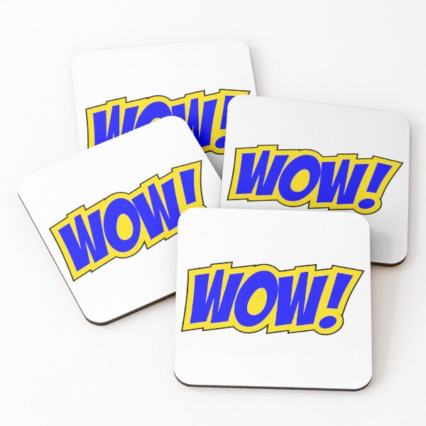 Item preview, Wow Comic Style - Blue and Yellow designed and sold by Jovie-Patch.