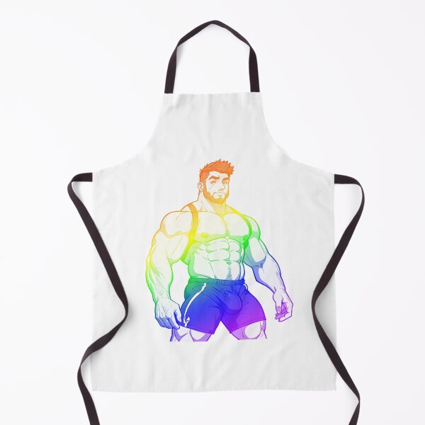 Item preview, Cute Muscular Gay Guy Flexing With A Bulge designed and sold by homorohomo.
