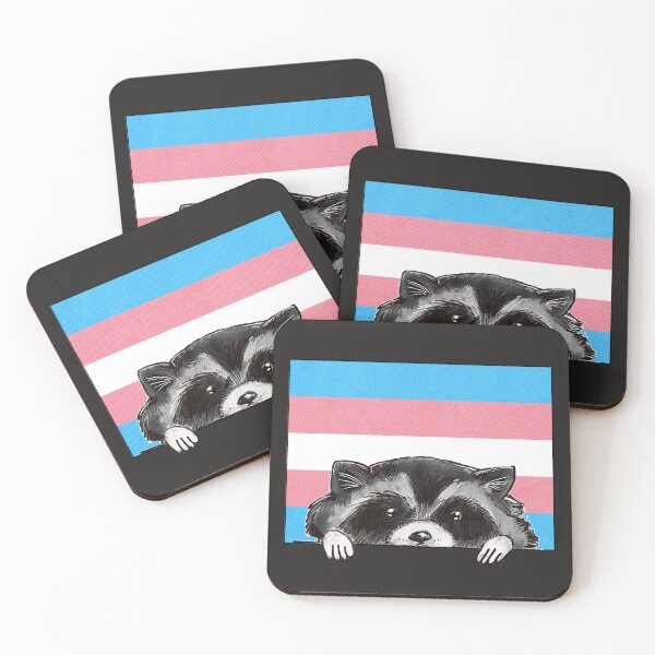 Item preview, Gonzo, The Pride Raccoon | Transexual Flag designed and sold by ghostieking.