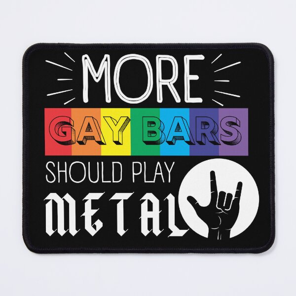 Item preview, Gay Bars Metal Music designed and sold by FateAndStardust.