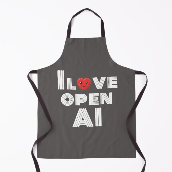 Item preview, I Love Open AI designed and sold by CozyLightsStore.