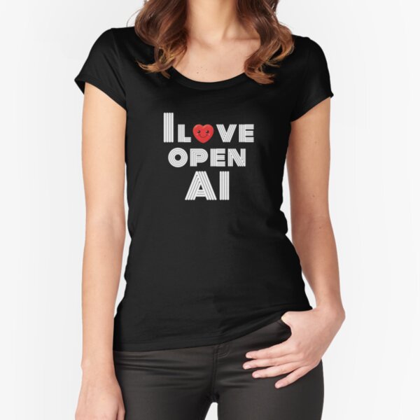 Item preview, I Love Open AI designed and sold by CozyLightsStore.