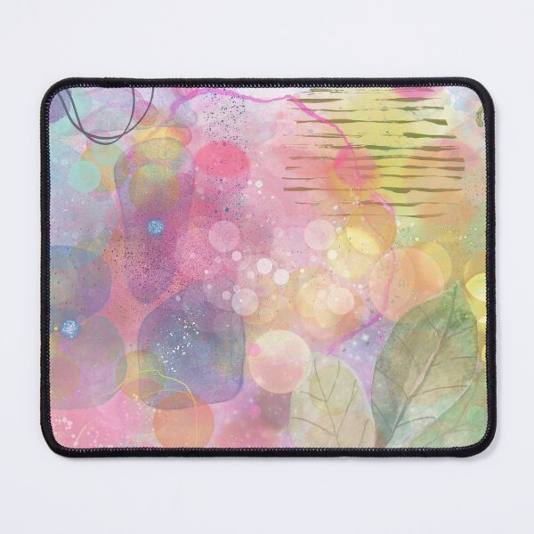 Item preview, Abstract Background with Circles Pastel Palette Pink, Blue, Green designed and sold by RokaCircles.