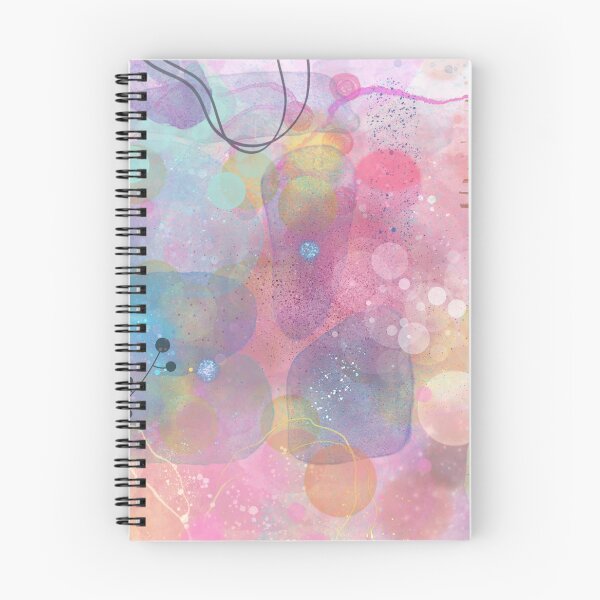 Item preview, Abstract Background with Circles Pastel Palette Pink, Blue, Green designed and sold by RokaCircles.