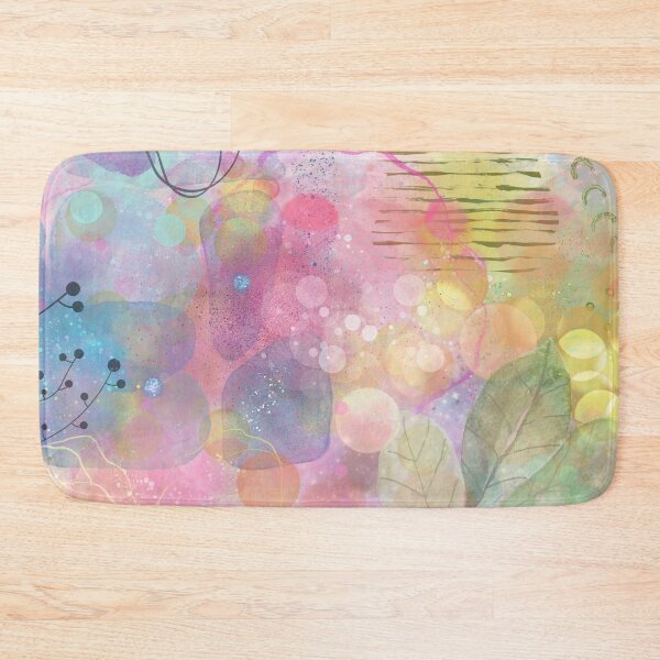 Item preview, Abstract Background with Circles Pastel Palette Pink, Blue, Green designed and sold by RokaCircles.