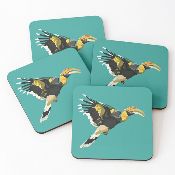 Item preview, G is for Great Hornbill,Great Hornbill Illustration – Majestic Bird Art for Wildlife and Nature Lovers designed and sold by PrettylittlepastelUk.