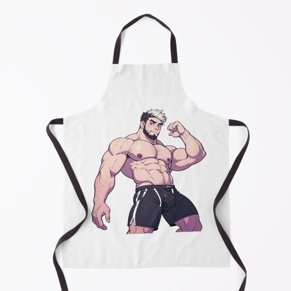 Item preview, Cute Muscular Gay Guy Flexing With A Bulge designed and sold by homorohomo.