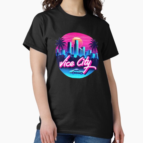 Aperçu de l'œuvre Néon Vice City Logo créée et vendue par Mark Cannon.