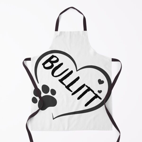 Item preview, Bullitt name in a heart with a paw, great gift for dog or cat owners designed and sold by OCS1337.