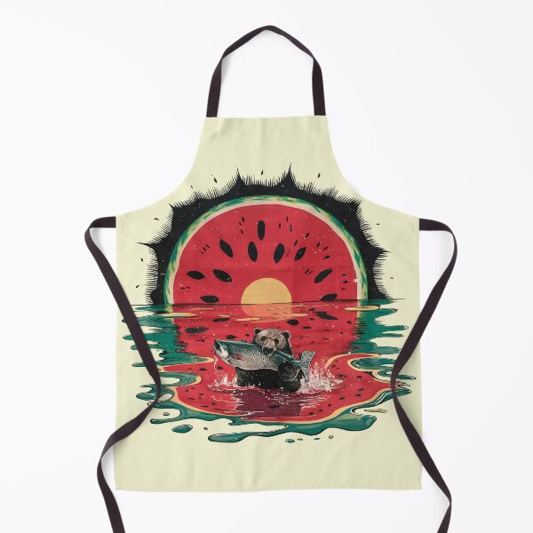 Item preview, Watermelon Bear Fishing designed and sold by bunnyboiler.