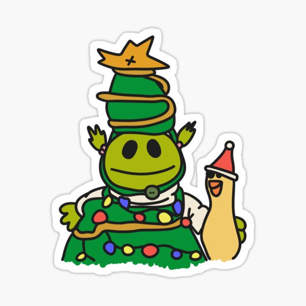 Item preview, Christmas Mona and Fleefer designed and sold by Sticky Wick Designs.