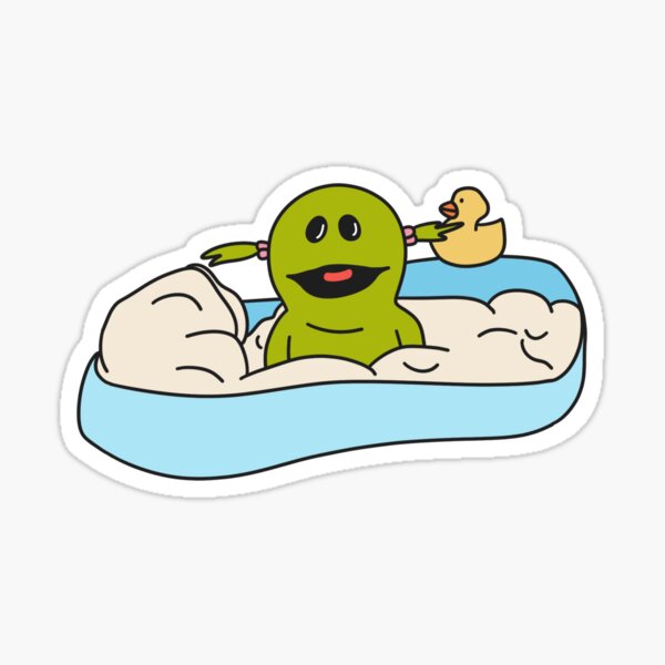 Item preview, Bubble bath Mona designed and sold by Sticky Wick Designs.