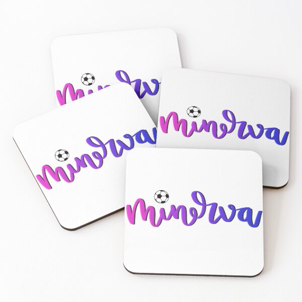 Item preview, Minerva In Calligraphy With Soccer Ball designed and sold by You2CartoonShop.
