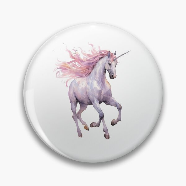 Item preview, Watercolor Magical Unicorn In Mystical Forest designed and sold by New-School-Wave.