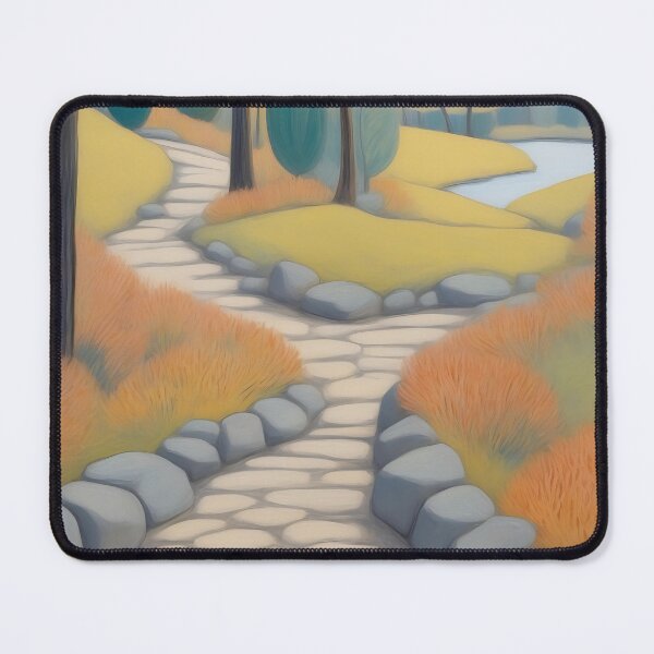 Item preview, The Tranquil Path Through Autumn's Splendor designed and sold by ArtComixHaven.