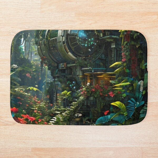 Item preview, 3028 Futuristic housing capsule in jungle environment designed and sold by Magic3D.
