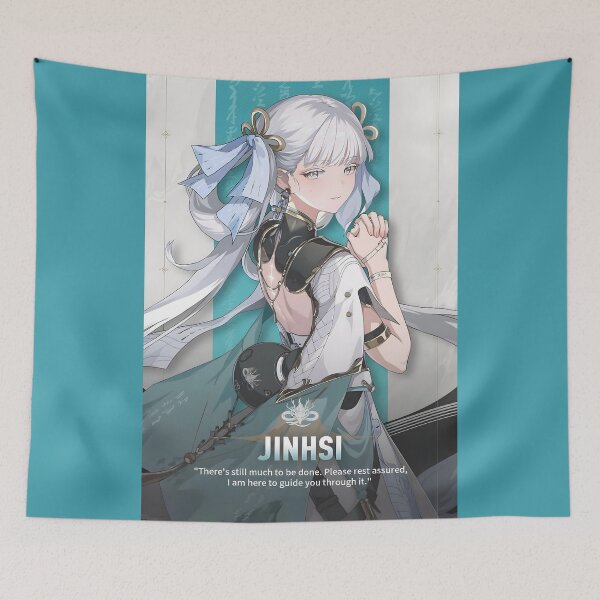 Item preview, Wuthering Waves - Jinhsi Character Official Poster designed and sold by Krimsy.