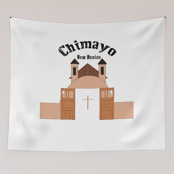 Item preview, Chimayo Church New Mexico designed and sold by NewMexicoTees.