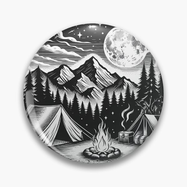 Item preview, Moonlight Camping Wilderness Adventure designed and sold by SportsT-Shirts.