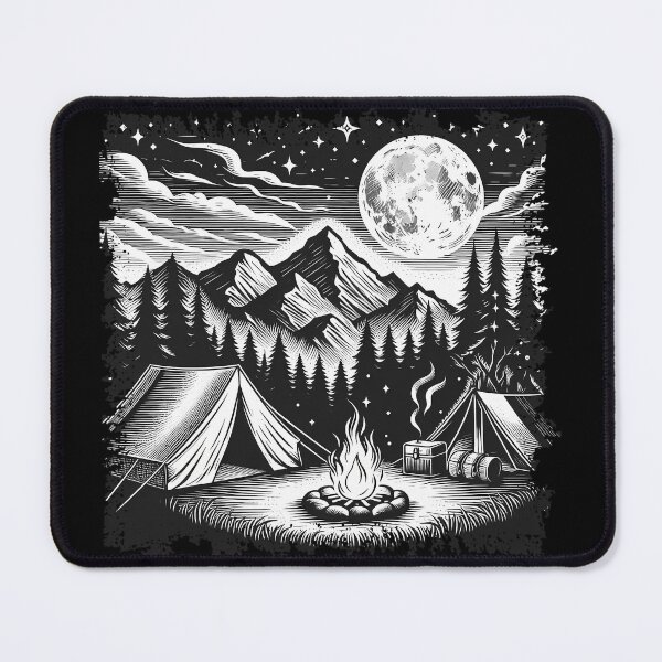 Item preview, Moonlight Camping Wilderness Adventure designed and sold by SportsT-Shirts.