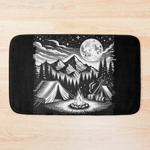Item preview, Moonlight Camping Wilderness Adventure designed and sold by SportsT-Shirts.