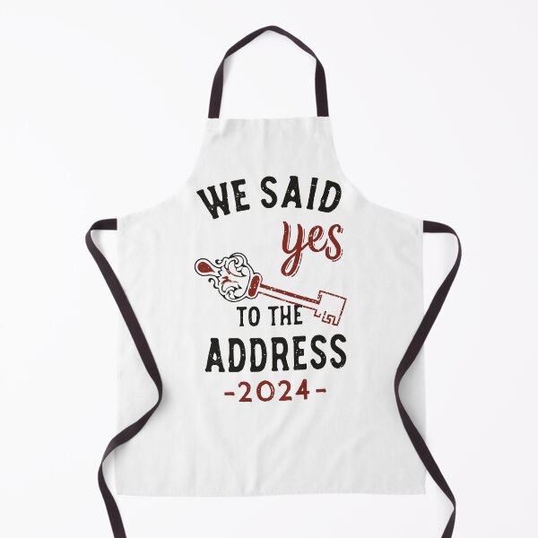 Item preview, we said yes to the address 2024 designed and sold by EmeraldeaArt.